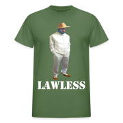 Gildan Ultra Cotton Adult T-Shirt ( T-TRIS THE GEMINI - SCE - LAWLESS - T-SHIRT ) - military green