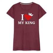 Gildan Ultra Cotton Ladies Adult T-Shirt ( SCE - WARRIORS HEART - T-SHIRT ) - heather burgundy