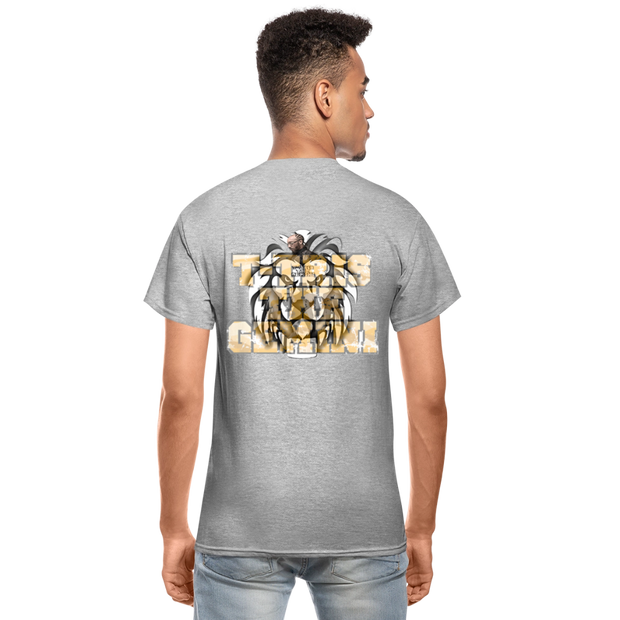 Gildan Ultra Cotton Adult T-Shirt ( T-TRIS THE GEMINI - LAWLESS ALBUM - SCE - WARRIOR - T-SHIRT ) - heather gray