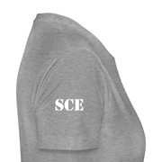 Gildan Ultra Cotton Ladies Adult T-Shirt ( SCE - WARRIORS HEART - T-SHIRT ) - heather gray