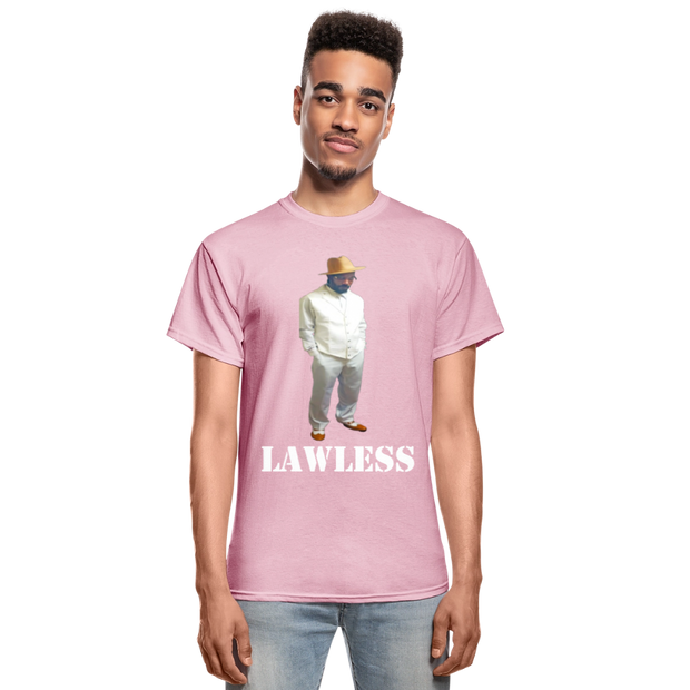 Gildan Ultra Cotton Adult T-Shirt ( T-TRIS THE GEMINI - SCE - LAWLESS - T-SHIRT ) - light pink