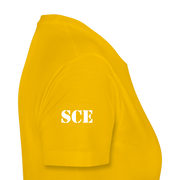 Gildan Ultra Cotton Ladies Adult T-Shirt ( SCE - WARRIORS HEART - T-SHIRT ) - sun yellow