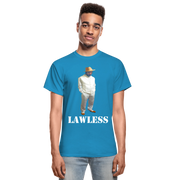Gildan Ultra Cotton Adult T-Shirt ( T-TRIS THE GEMINI - SCE - LAWLESS - T-SHIRT ) - turquoise