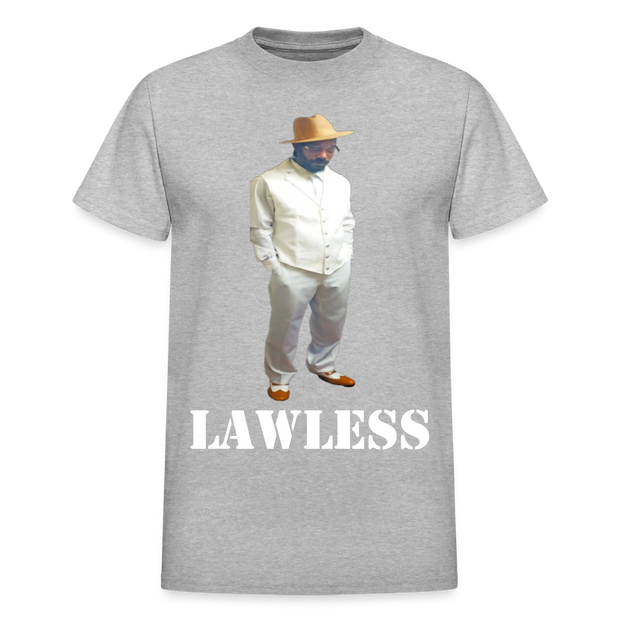 Gildan Ultra Cotton Adult T-Shirt ( T-TRIS THE GEMINI - SCE - LAWLESS - T-SHIRT ) - heather gray