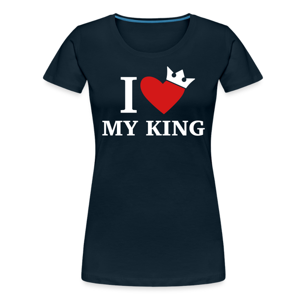 Gildan Ultra Cotton Ladies Adult T-Shirt ( SCE - WARRIORS HEART - T-SHIRT ) - deep navy