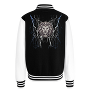 ADW is Just Hoods - SCE - VARSITY JACKET - black/white