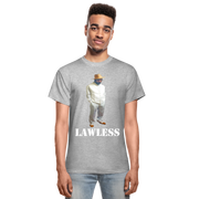 Gildan Ultra Cotton Adult T-Shirt ( T-TRIS THE GEMINI - SCE - LAWLESS - T-SHIRT ) - heather gray