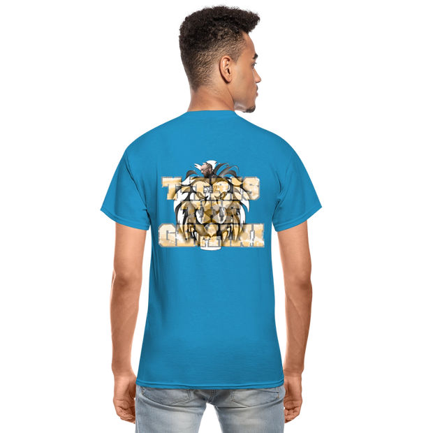 Gildan Ultra Cotton Adult T-Shirt ( T-TRIS THE GEMINI - LAWLESS ALBUM - SCE - WARRIOR - T-SHIRT ) - turquoise
